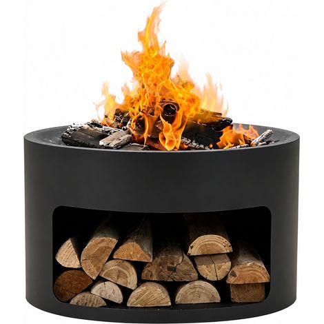 Westmann Aurus Brasero jardin avec rangement bois Ø 70 cm (1/5)