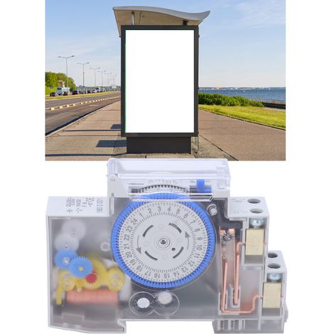 BERM® SUL180A Zeitschaltuhr für Straßenbeleuchtung, Öfen und mechanische Zeitschaltuhren (1/5)