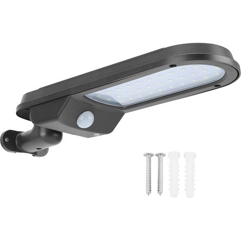 applique murale intérieure-Solar LED extérieur avec détecteur de mouvement, lampe mural de jardin – Lumière blanc pour sécurité et décoration (42 LEDs, IP65, installation facile) (1/5)