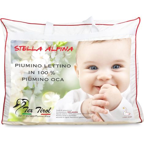 PIUMINO tex tirol © STELLA ALPINA da LETTINO 100% PIUMINO OCA 300 gsm cm. 100 x 135