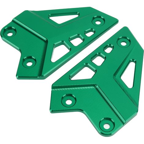 Protection de repose-pieds arrière pour moto, plaque de protection de talon, alliage d'aluminium, remplacement pour Z900 2017-2021, vert (1/5)