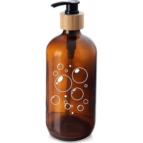 Dispenser di sapone in vetro da 500 ml