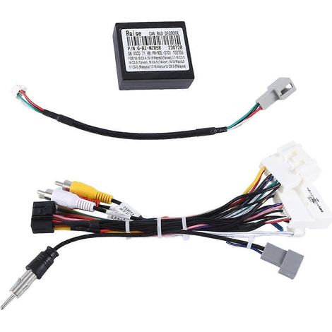 Adaptateur de câble autoradio Android, faisceau de câblage, connecteur d'alimentation avec décodeur CAN Bus pour -3 -5 (1/5)