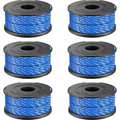 Black & Decker A6441 trimmer line for GL315, GL350, GL650, GL652, GL655, GL660, GL680 models. Diameter 1.65 mm, length (1/4)
