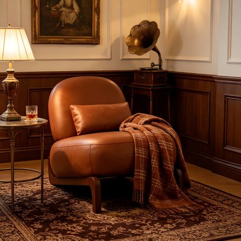 Chaise d'appoint en velours blanc, pieds en bois massif, fauteuil sans accoudoirs confortable pour salon et chambre (1/5)