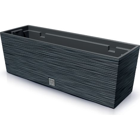 Pot de fleurs oblong FURU DFC600 avec insert Anthracite (1/4)