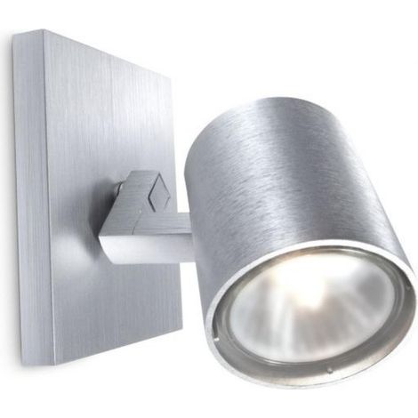 Faretto runner 35w attacco gu10 color aluminio metal 53090/48/12 530904812 (1/4)