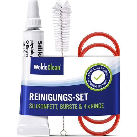 Kit d'entretien machine à café entièrement automatique pour Siemens EQ3, EQ5, EQ6, EQ7, EQ8, EQ9 Joints, graisse, jeu de brosses de nettoyage (1/5)