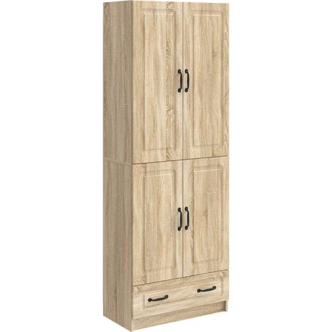 vidaXL Set di armadi 2 pcs Rovere Sonoma Legno ingegnerizzato