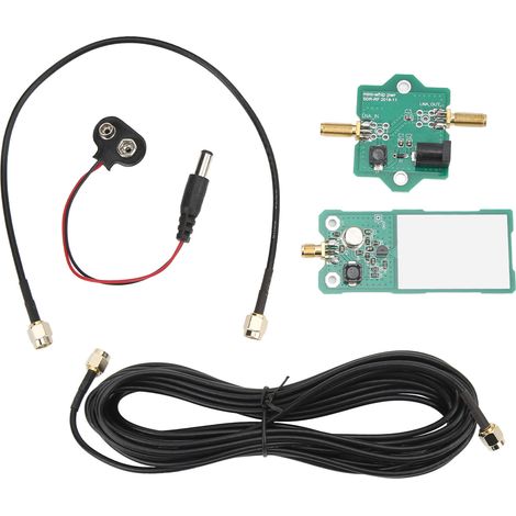SDR-Antennenmodul HF/VHF 100 kHz–30 MHz DIY-Bausatz mit Platine und Zubehör 9 V–15 V