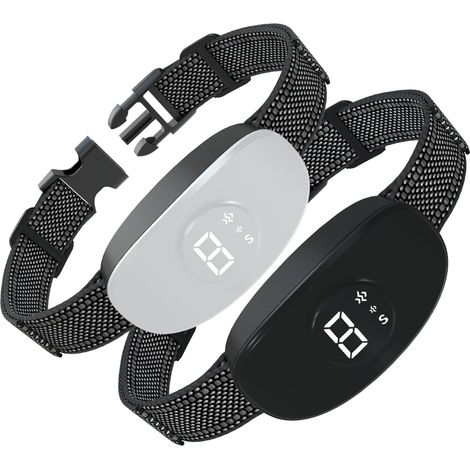 Collier Anti Aboiement Chien,Conformes à La Nouvelle Loi 2025 Détection Intelligente des Aboiements,4 Modes Son/ Vibration/ Forte Vibration,Rechargeable pour Petit et Gros Chien (1/5)