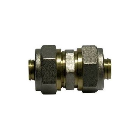 RACCORD DROIT DOUBLE IK POUR MULTICOUCHE Dimensions : Diam. 16  -CONF