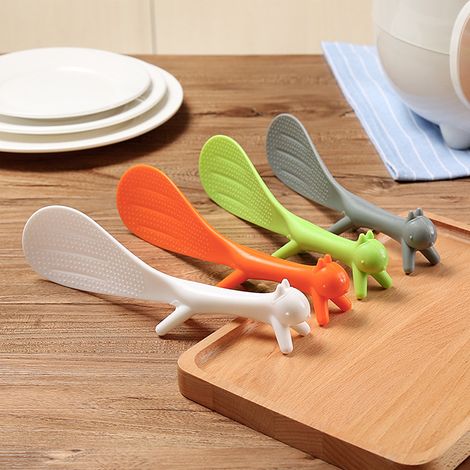 2 Pièces Cuillère à Riz en Forme Aléatoire Mignonne Antiadhésive pour Cuisine