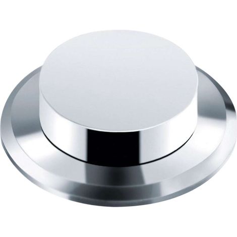 Franke – Bouton Easy Click – Bouchon d'évier en plastique – Aspect chrome – Système hygiénique sans électricité (1/4)