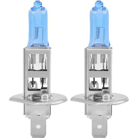2er-Pack H1/100W Halogen-Autoscheinwerferlampen - 12V Superhelle Nebelscheinwerfer für verbesserte Sicht