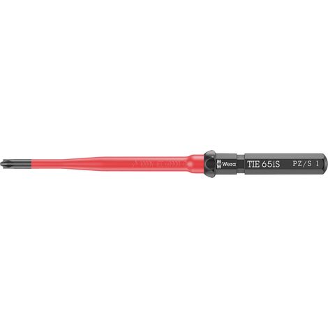 Wera Kraftform Kompakt VDE 65 iS PZ/S 1 x 157 mm TIE pour électricien plus/moins Lame interchangeable 1 mm Q833983 (1/5)