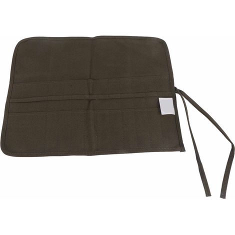 Rouleau de Rangement 22 Emplacements pour Pinceaux Artistiques - Pochette Toile pour Pinceaux Aquarelle, Huile et Stylos (1/5)