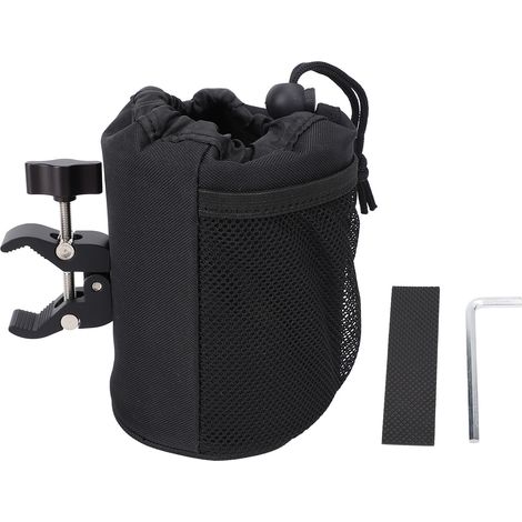 Portabicchiere da moto in tessuto Oxford, antiurto, con clip per borraccia, adatto per ATV, UTV, scooter, barche, kayak e biciclette. (1/5)