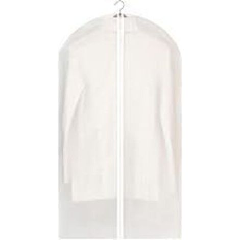 Housses de Vêtements 5 PCS, Housses de Protection Zip Transparentes, Housse Vetements à Suspendre Anti Poussière Etanche Mite Humidité 60 x 120 CM (1/5)