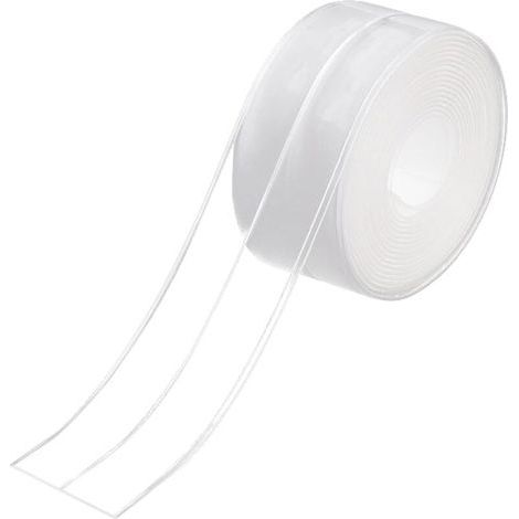 Bande Etancheite Autocollante Douche. Bande Joint Salle De Bain Transparent Imperméable Bande De Calfeutrage Auto-adhésif Anti-moisissure 3.2mx38mm avec aide adhésive pour Les Salles De Bains (1/5)