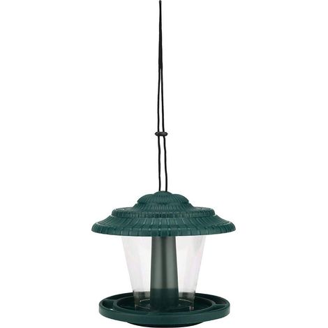 Dispositif d'alimentation automatique de jardin et mangeoire à oiseaux sauvages suspendue imperméable (1/2)