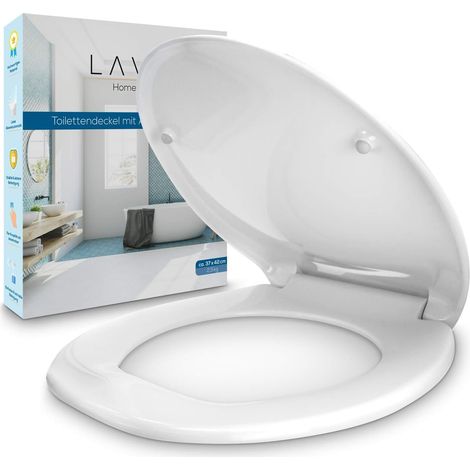 WC Sitz aus Duroplast mit Absenkautomatik bis 250 kg, universell