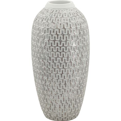 Vaso Elian, Colore Struttura Argento, Diametro 7 cm, Bianco (1/5)