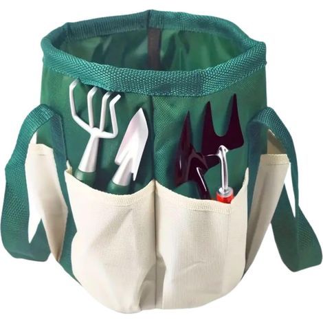 Gartengeräte-Organizer-Tasche mit 6 Fächern, Organizer für Reinigungsmittel, Gartentasche aus Oxford-Gewebe, Aufbewahrung für Gartenreinigungsmittel (1/5)