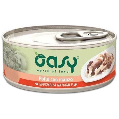 Gatto - Pollo e Manzo 70 - 150 gr OASY - size 150 gr