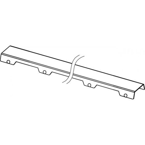 Grille design TECEdrainline "steel II" pour receveurs de douche