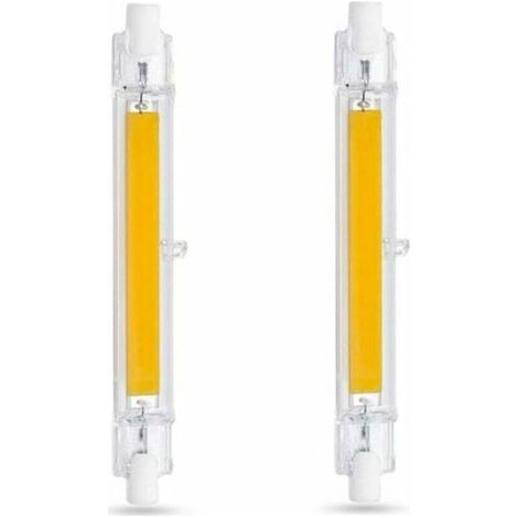 Ampoule LED R7S 118mm 10W Blanc Froid 6000K, 1000LM, Équivalent Lampe Halogène R7S J118 80W 100W, Dimmable, Ampoule R7S 118mm (1/4)