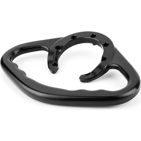 Poignée de maintien passager moto barre de réservoir pour Yamaha YZF600 1000 XJR400 (Noir) (1/5)