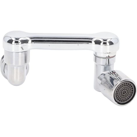 Extension de robinet universelle à aérateur rotation 1080° bras articulé accessoires salle de bain cuisine (1/5)