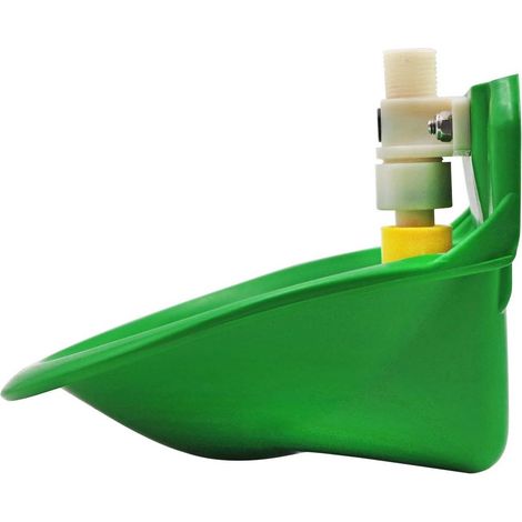Abreuvoir pour moutons Ingénierie Abreuvoir en plastique Abreuvoir automatique pour moutons Abreuvoir pour moutons d'élevage résistant aux chutes et aux chocs Vert (1/4)