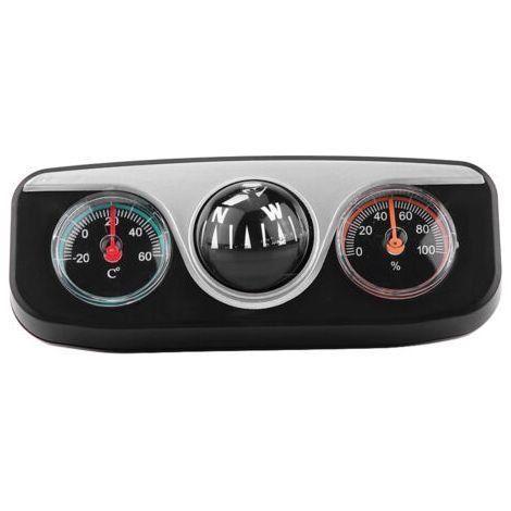 3 in 1 Car Truck Dashboard Navigation Steering Compass Thermometer Hygrometer (1/5)