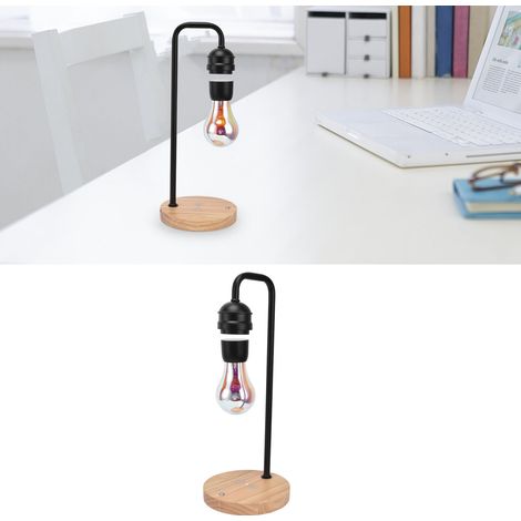 Lampe de bureau à lévitation magnétique, lampe de table LED à lévitation magnétique, lampe flottante, chargeur sans fil, décoration intérieure, cadeau d'affaires, norme australienne. (1/5)