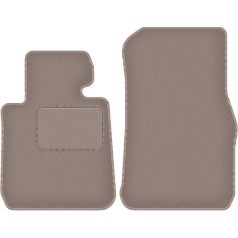 Tapis avant beiges pour : BMW 1 F22 coupé (2011-2019)