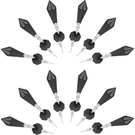 20pièces Cristaux de Rechange pour Lustres Prismes Cristal Effet Stalactite avec Perles Octogonales pour Décoration de Lampes Attrape-Soleil et Suspensions de Fenêtre (1/5)