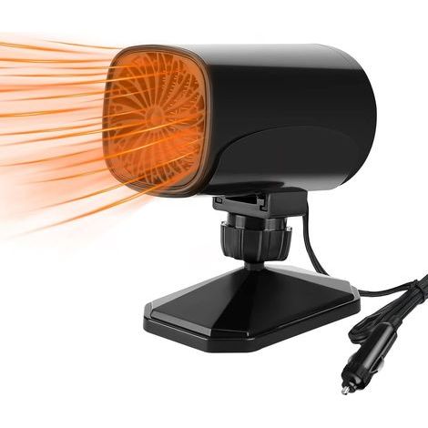 Autoheizung, 12 V, 150 W, 2-in-1-Funktion mit Entfroster und Entfeuchter, mit Zigarettenanzünderstecker, schwarz (1/5)
