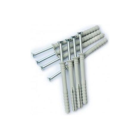 Lot de 100 chevilles à expansion 8x60 mm pour fixation de terrasse en bois et autres supports (vis incluses) (1/3)