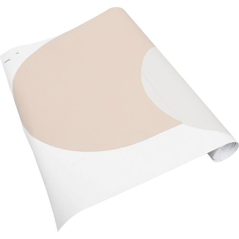 Papier peint géométrique autocollant mural à décoller et à coller pour salon ou maison (1/5)
