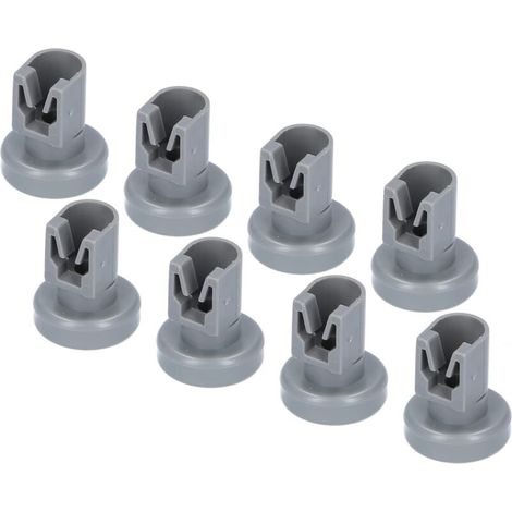 Set of 8 Dishwasher Upper Basket Wheels Heat Resistant Plastic Dish Basket Wheels Suitable for AEG Favorit, Privileg, Zanussi, Juno (1/5)