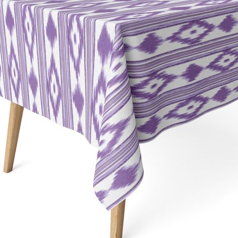 Nappe Anti-Taches enduite Coton rectangulaire 260x140 Islas Lilas (1/5)