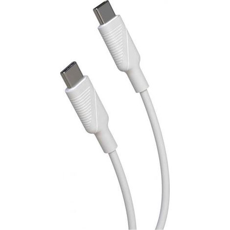 Cable USB-C Muvit MCUSC0008 1,2 m Blanco (1/4)