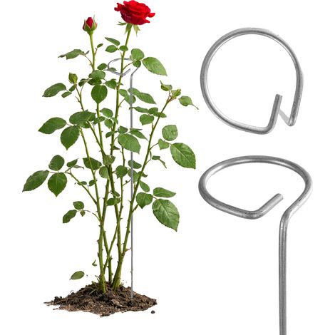 Support de Fleurs, Acier Émaillé, Hauteur de 90 cm, Pour Soutenir les Plantes, Résistant à la Corrosion, Protégé contre les UV (1/5)