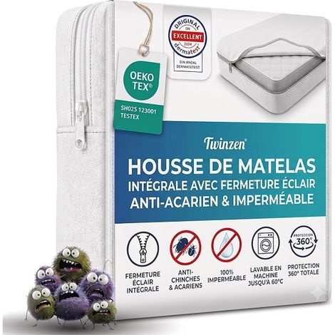 Housse De Matelas Intégrale 160x200x25cm (1/5)
