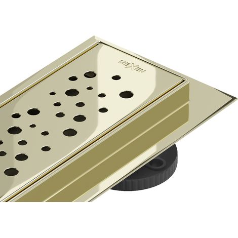 Mexen Flat M12 linearer Ablauf 100 cm, Gold - 1521100-15 (1/5)
