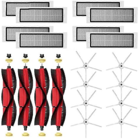 BARKBUSTERS Kit de filtre HEPA pour brosse latérale principale Roborock S6 Pure, S6 E4, S4 Max, S6 MaxV, S5, S5 Max, S4 E2, E3, E5, E20, E25 et E35 (1/5)
