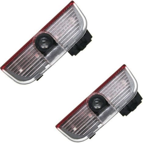 2 pièces Led porte bienvenue voyant d'avertissement projecteur Laser fantôme ombre Logo lumière pour Skoda Superb 2009 2010 2011 2012 2013 2014 2015 (1/5)