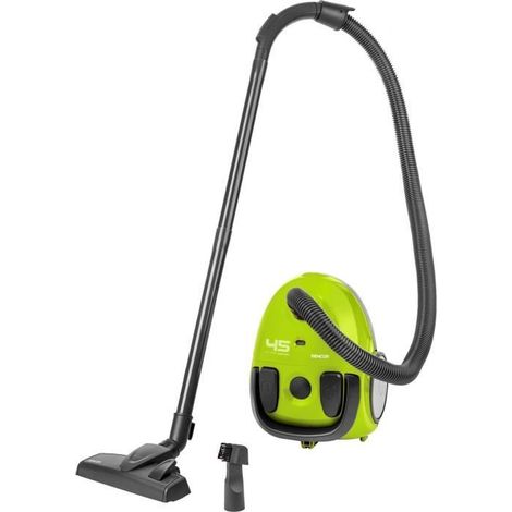 Aspirateur traîneau avec sac - SENCOR - SVC 45GR-EUE3 - Moteur ECO 850 W - 79 dBA - 1,5 L - Vert